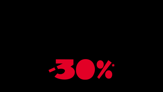 Black Friday -30%*