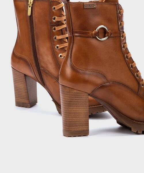 Heeled ankle boots | CONNELLY W7M-8563 | BRANDY | Pikolinos