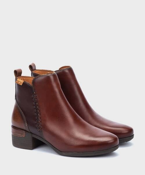 Heeled ankle boots | MALAGA W6W-8950C1 | COGNAC | Pikolinos