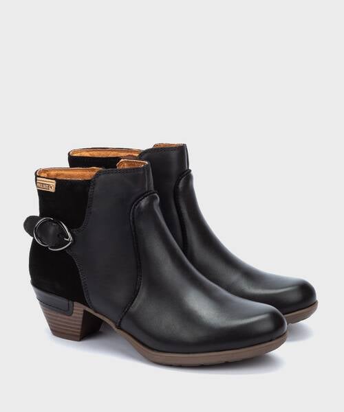 Heeled ankle boots | ROTTERDAM 902-8943C1 | BLACK | Pikolinos