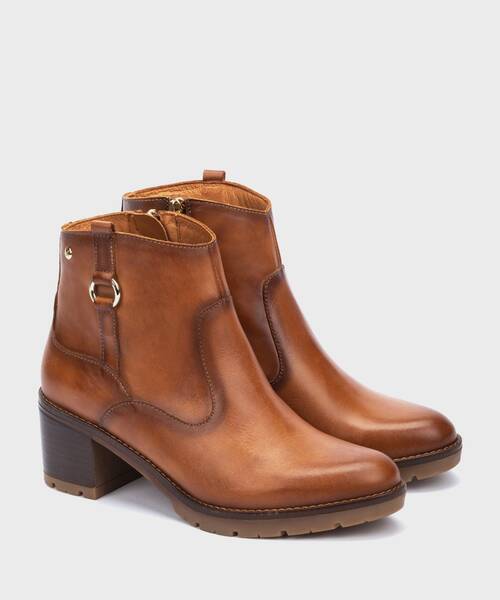 Heeled ankle boots | LLANES W7H-8817 | BRANDY | Pikolinos