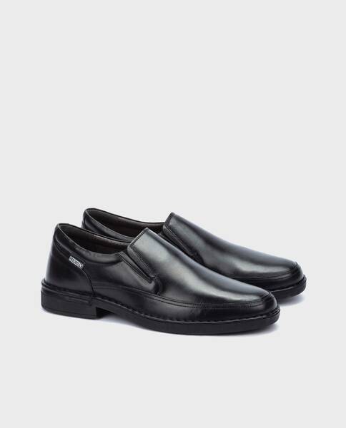 Slip on and Loafers | BERMEO PKM0M-3157BZ | BLACK | Pikolinos