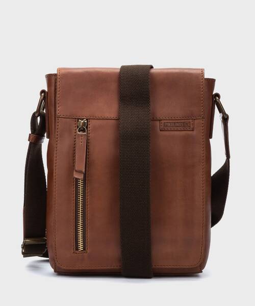 Men's shoulder bags | CAIMARI MHA-166 | COGNAC | Pikolinos