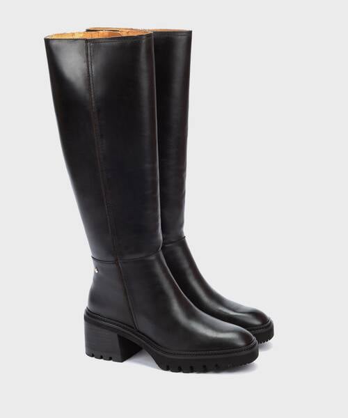 Boots | VALLADOLID W5D-9801 | BLACK | Pikolinos