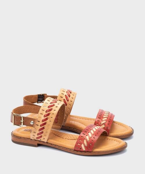 Sandalias planas | ALGAR W0X-0784C1 | CHERRY | Pikolinos