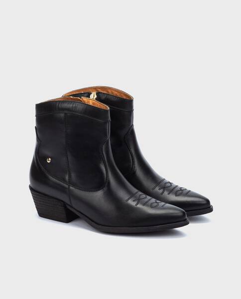 Heeled ankle boots | VERGEL W5Z-8975 | BLACK | Pikolinos