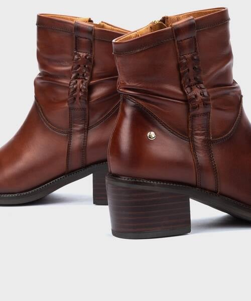 Heeled Booties | BACAROT W2D-8891C1 | COGNAC | Pikolinos