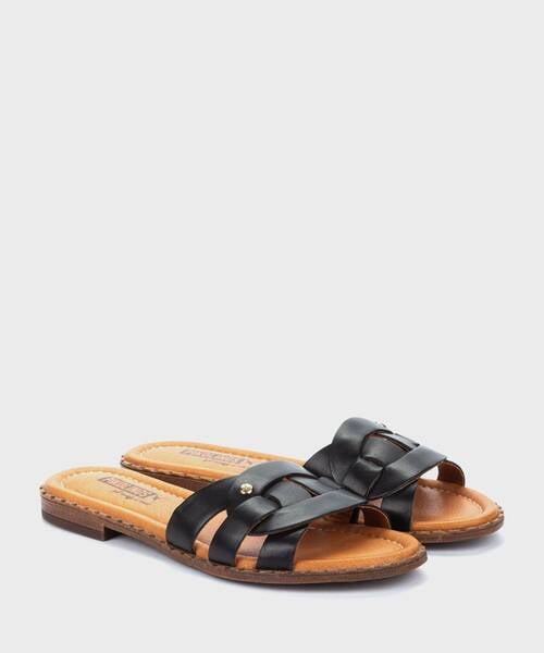 Sandalias planas | ALGAR W0X-0588 | BLACK | Pikolinos