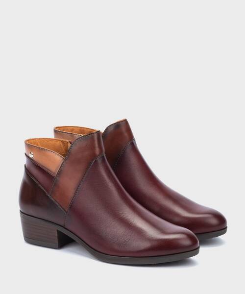 Heeled ankle boots | DAROCA HAW1U-8732C1 | GARNET | Pikolinos