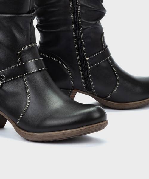 Heeled ankle boots | ROTTERDAM 902-8617 | BLACK | Pikolinos