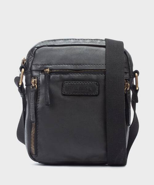 Men's shoulder bags | RIOJA MHA-182 | BLACK | Pikolinos