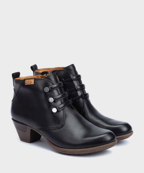 Heeled ankle boots | ROTTERDAM 902-8746 | BLACK | Pikolinos