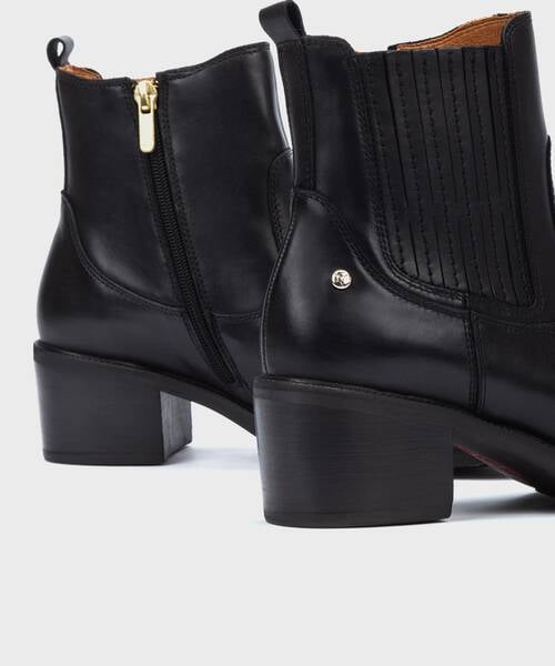 Bottines à Talons | BACAROT W2D-8909 | BLACK | Pikolinos