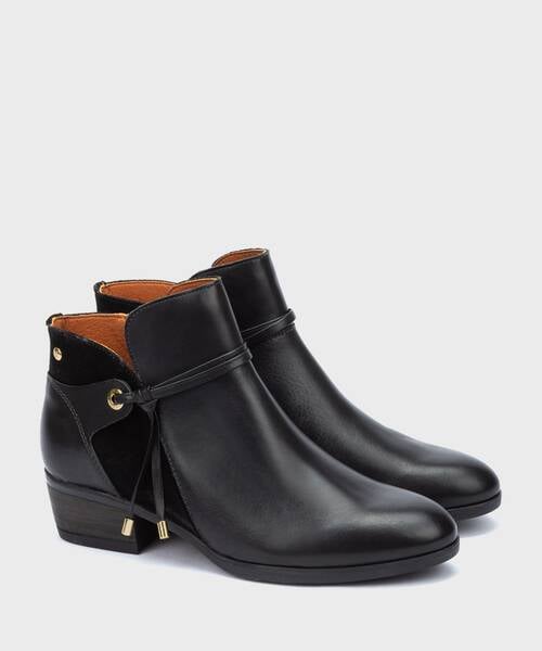 Heeled ankle boots | DAROCA W1U-8505 | BLACK | Pikolinos