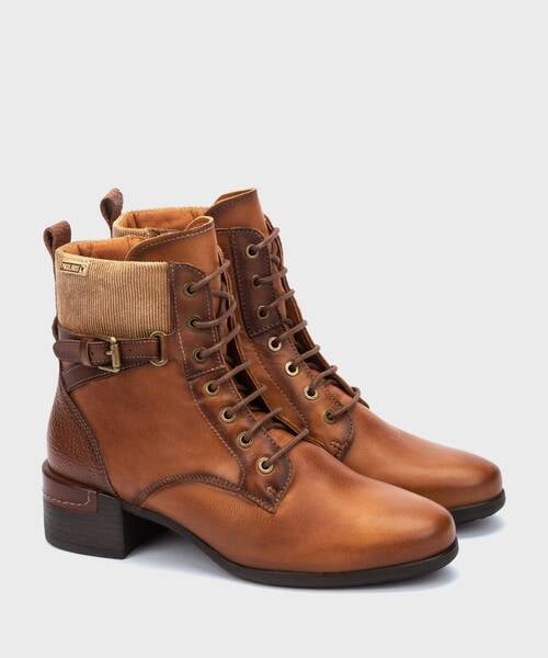 Heeled ankle boots | MALAGA W6W-8953C1 | BRANDY | Pikolinos