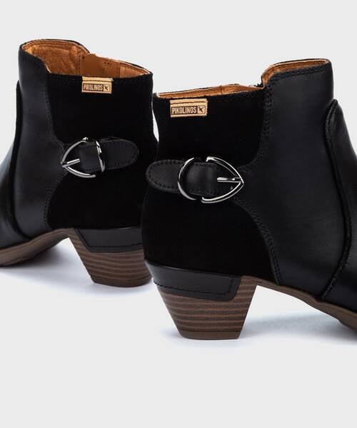 Heeled ankle boots | ROTTERDAM 902-8943C1 | BLACK | Pikolinos