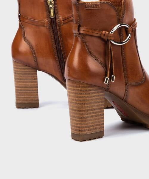 Heeled Booties | CONNELLY W7M-8542 | BRANDY | Pikolinos