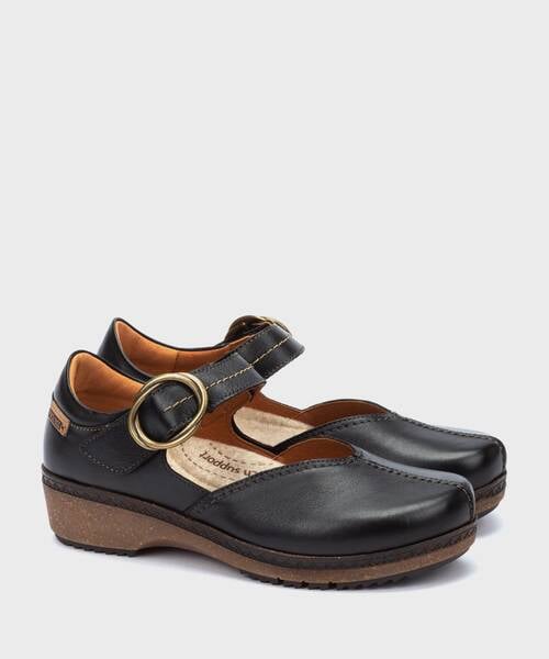 Flache Schuhe | GRANADA W0W-4837 | BLACK | Pikolinos