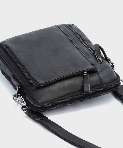 Sacs à bandoulière pour hommes | BELMONTE MHA-177 | BLACK | Pikolinos