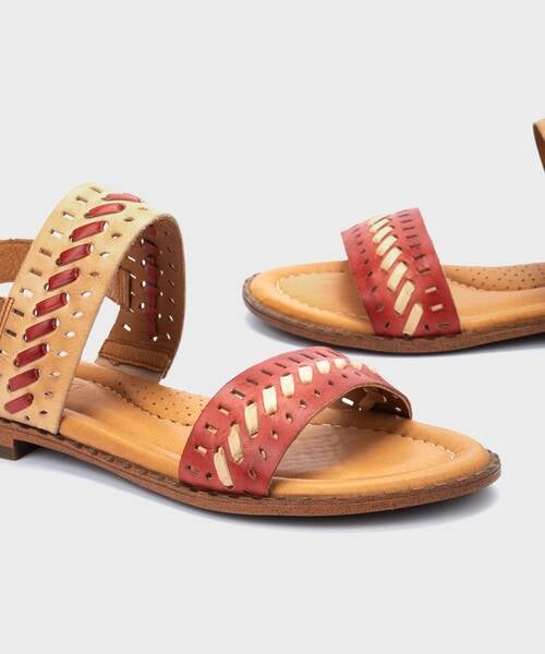 Sandalias planas | ALGAR W0X-0784C1 | CHERRY | Pikolinos