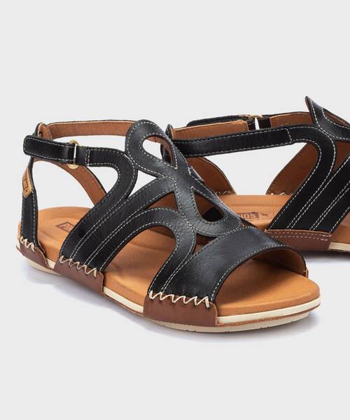 Sandalias planas | TENERIFE W4S-0712C1 | BLACK | Pikolinos