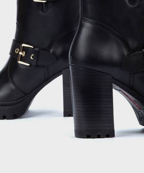 Heeled Booties | CERVERA W1J-8791 | BLACK | Pikolinos