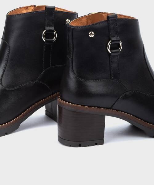 Heeled ankle boots | LLANES W7H-8817 | BLACK | Pikolinos