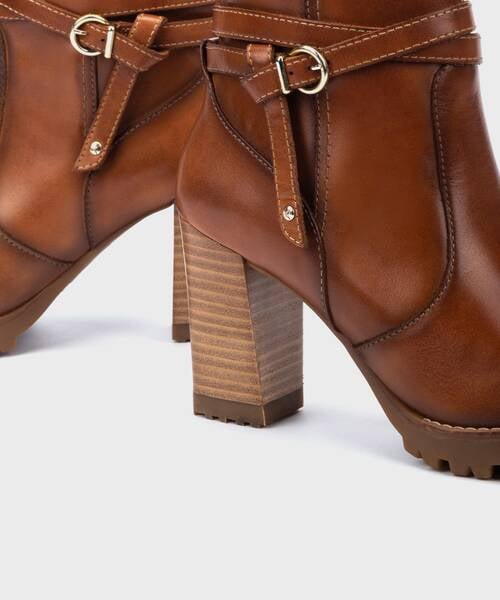 Heeled ankle boots | CONNELLY W7M-8806 | BRANDY | Pikolinos