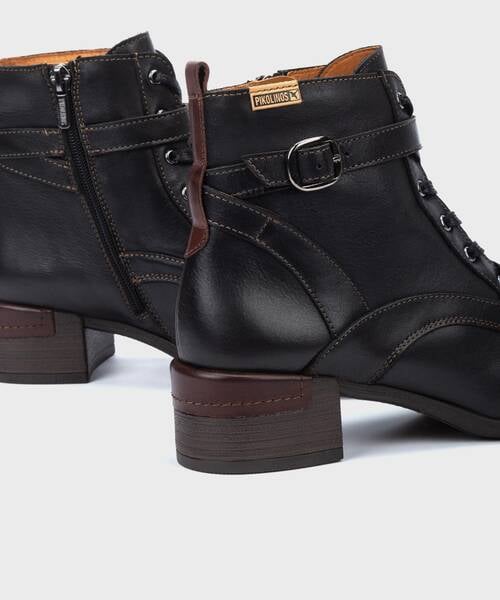 Heeled ankle boots | MALAGA W6W-8996C1 | BLACK | Pikolinos