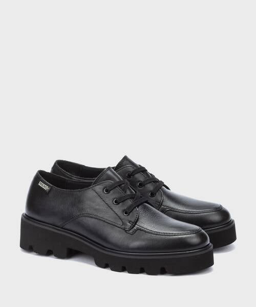 Sapatos rasos | SALAMANCA W6Y-4838 | BLACK | Pikolinos