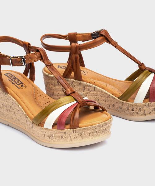 Wedges | MIRANDA W2F-1551C1 | BRANDY | Pikolinos