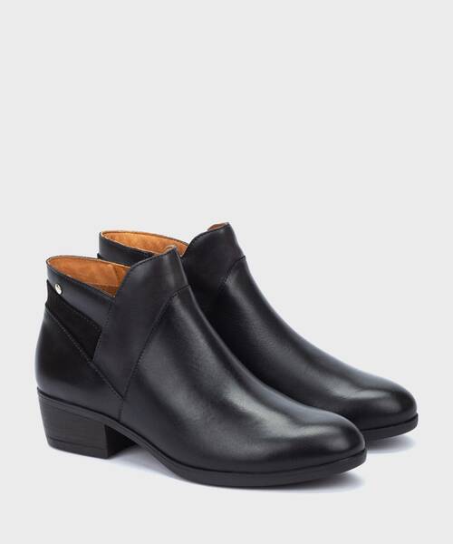 Heeled ankle boots | DAROCA HAW1U-8732C2 | BLACK | Pikolinos