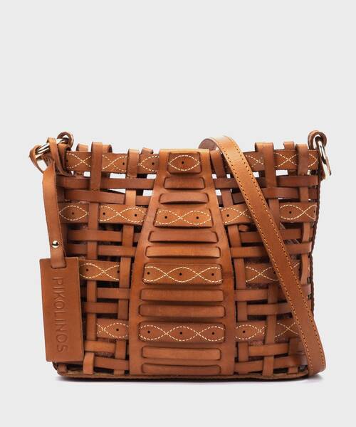 Women's crossbody bags | ROMANA WHA-1121 | BRANDY | Pikolinos