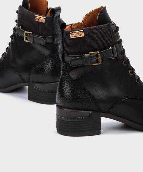 Heeled Booties | MALAGA W6W-8953C1 | BLACK | Pikolinos