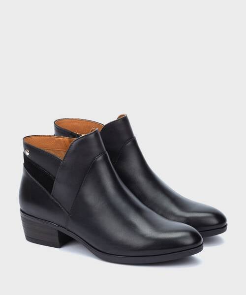 Heeled ankle boots | DAROCA W1U-8732C2 | BLACK | Pikolinos